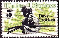Davy Crockett stamp